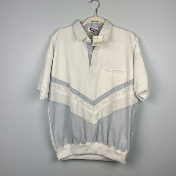 Highlights vintage new with tags deadstock 80s collared - Picture 1 of 7